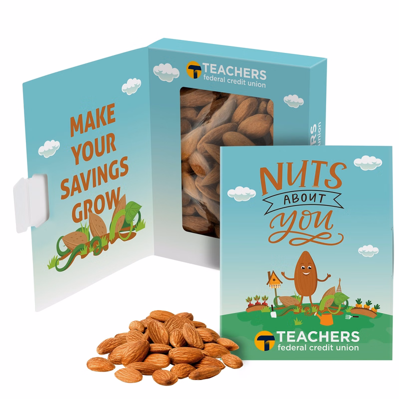 Book Window Box- Roasted Unsalted Almonds