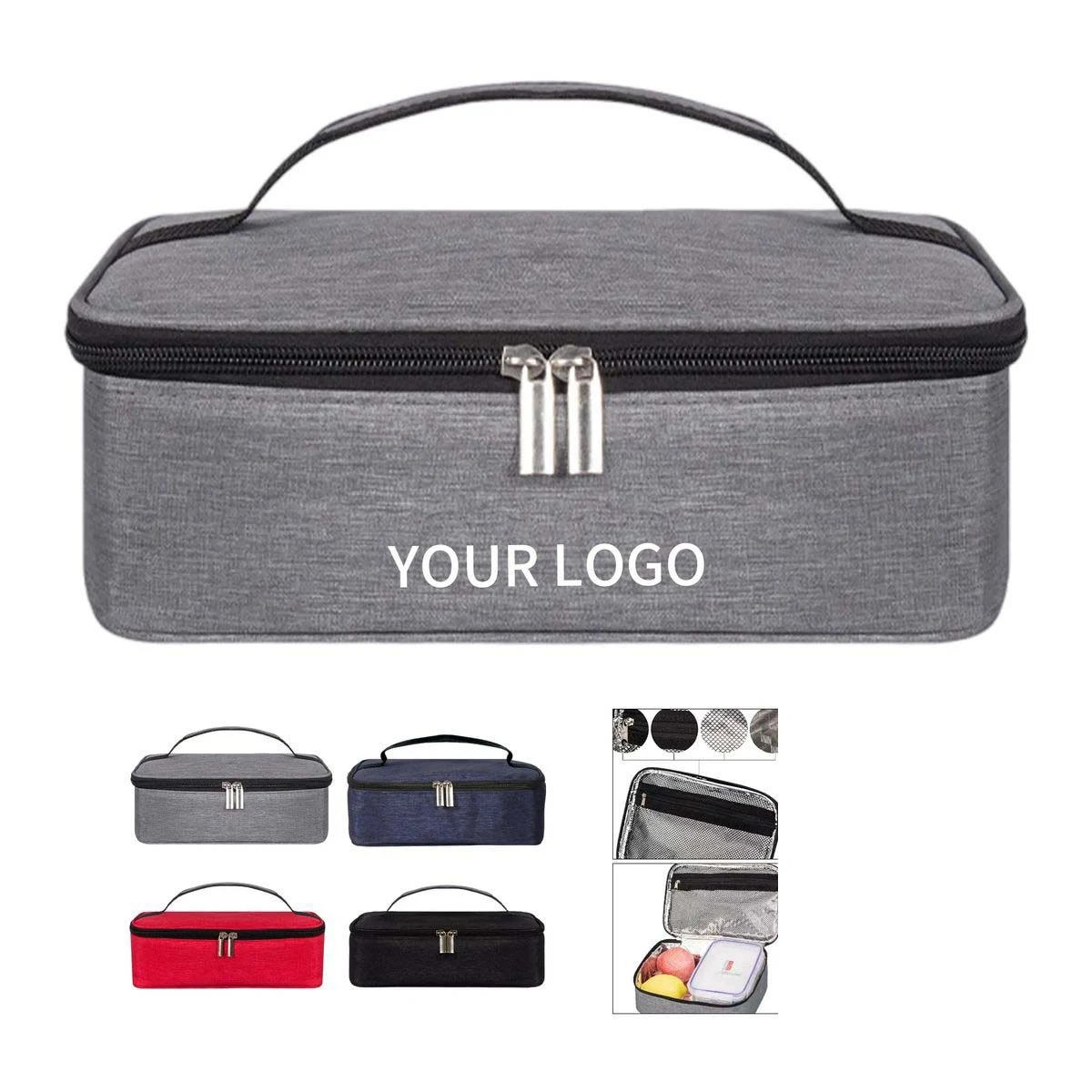Small Insulated Lunch Bag for School or Work 1
