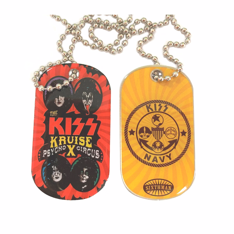 Full Color Aluminum Military Dog Tag