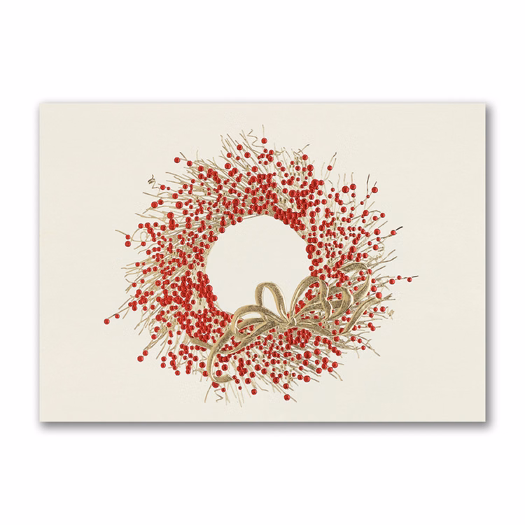 Scarlet Berries Card