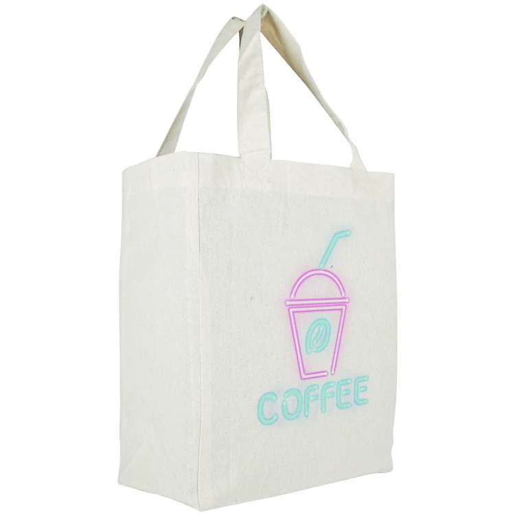Super Sale- 6 oz. Cotton Full Gusset Gift Bag, custom tote bag with logo imprint 1