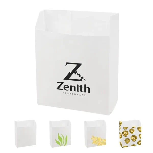 Custom Oil Proof Kraft Paper Food Bag — Eco Friendly Sandwich & Pastry Packaging 1