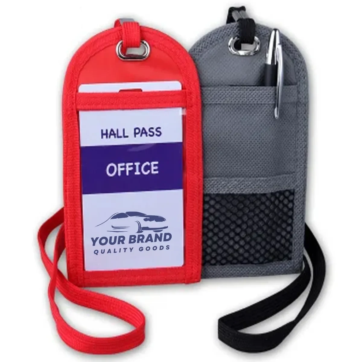 Custom Logo Print Conference Trade Show ID Card Badge Holder 1