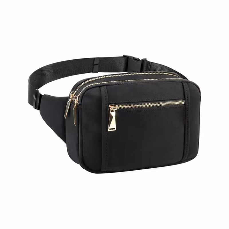 5 Zipper Pockets Belt Bag