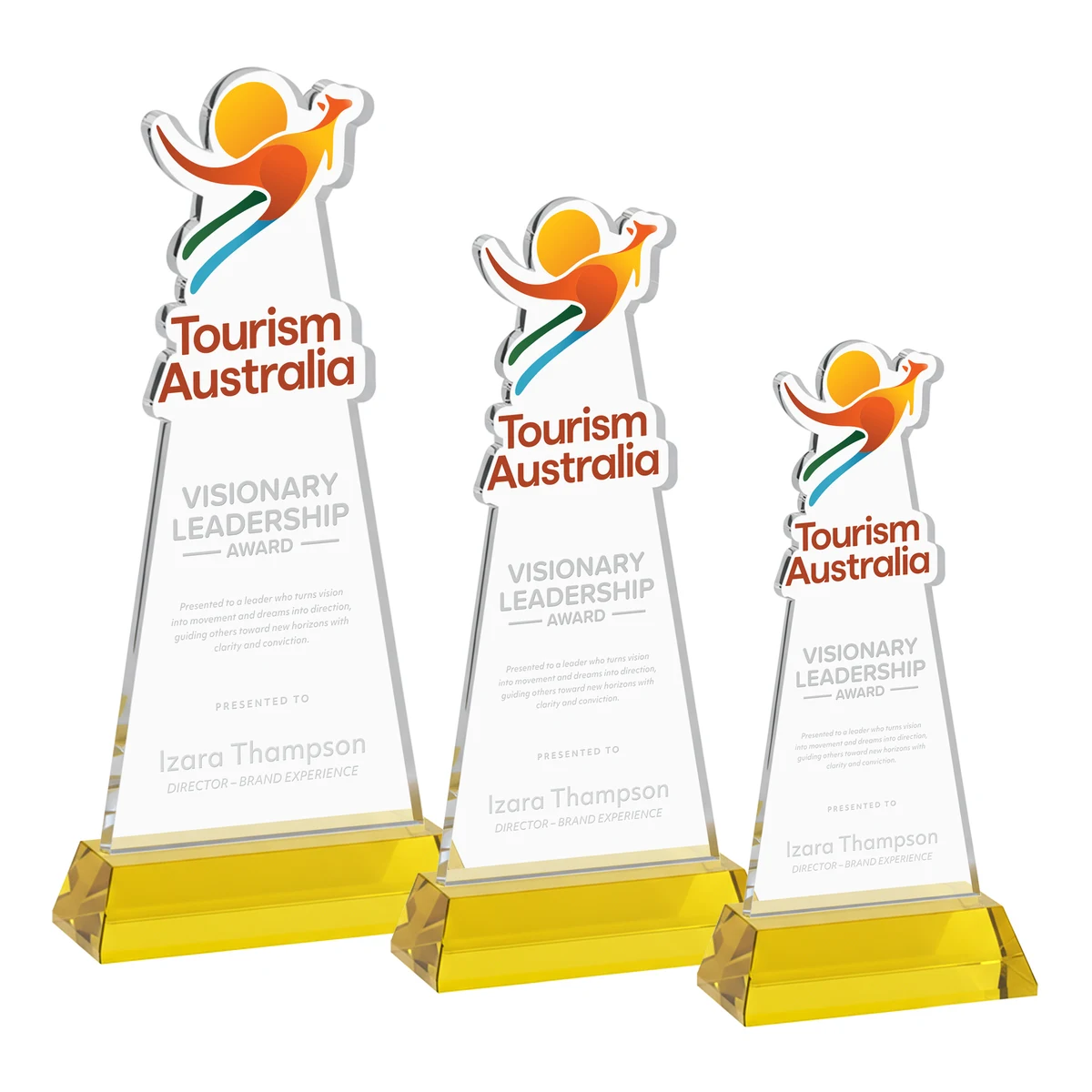 EdgeCraft Tapered Award on Hartford - Gold (via Air) 1