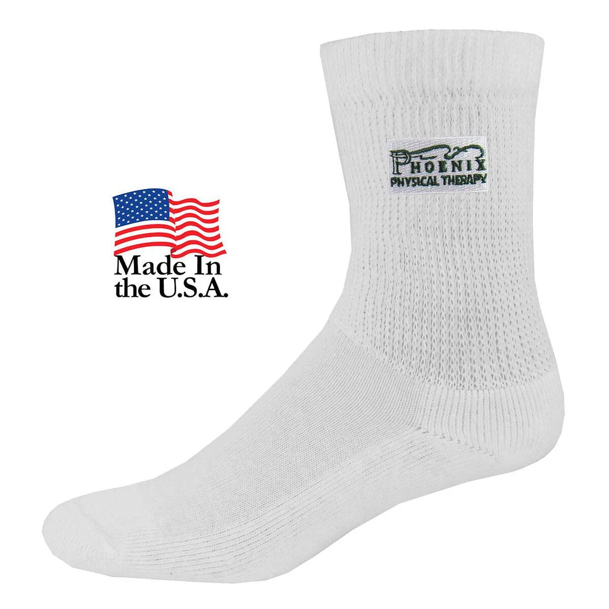 Non Binding Cotton Blend Athletic Crew Socks 1