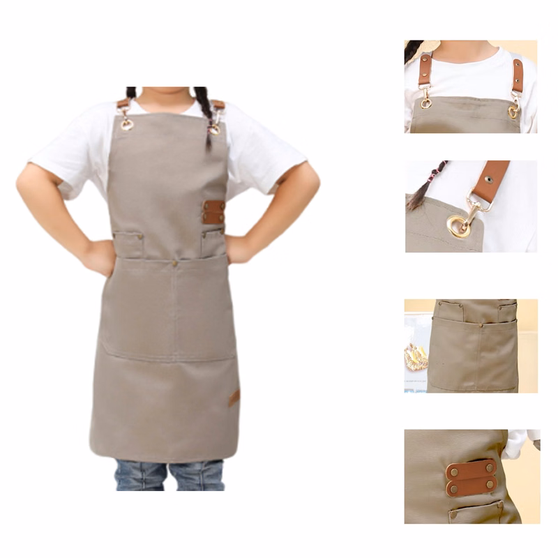 Kids Waterproof Canvas Apron