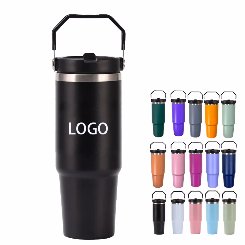 30oz Stainless Steel Vacuum Insulated Tumbler with Lid