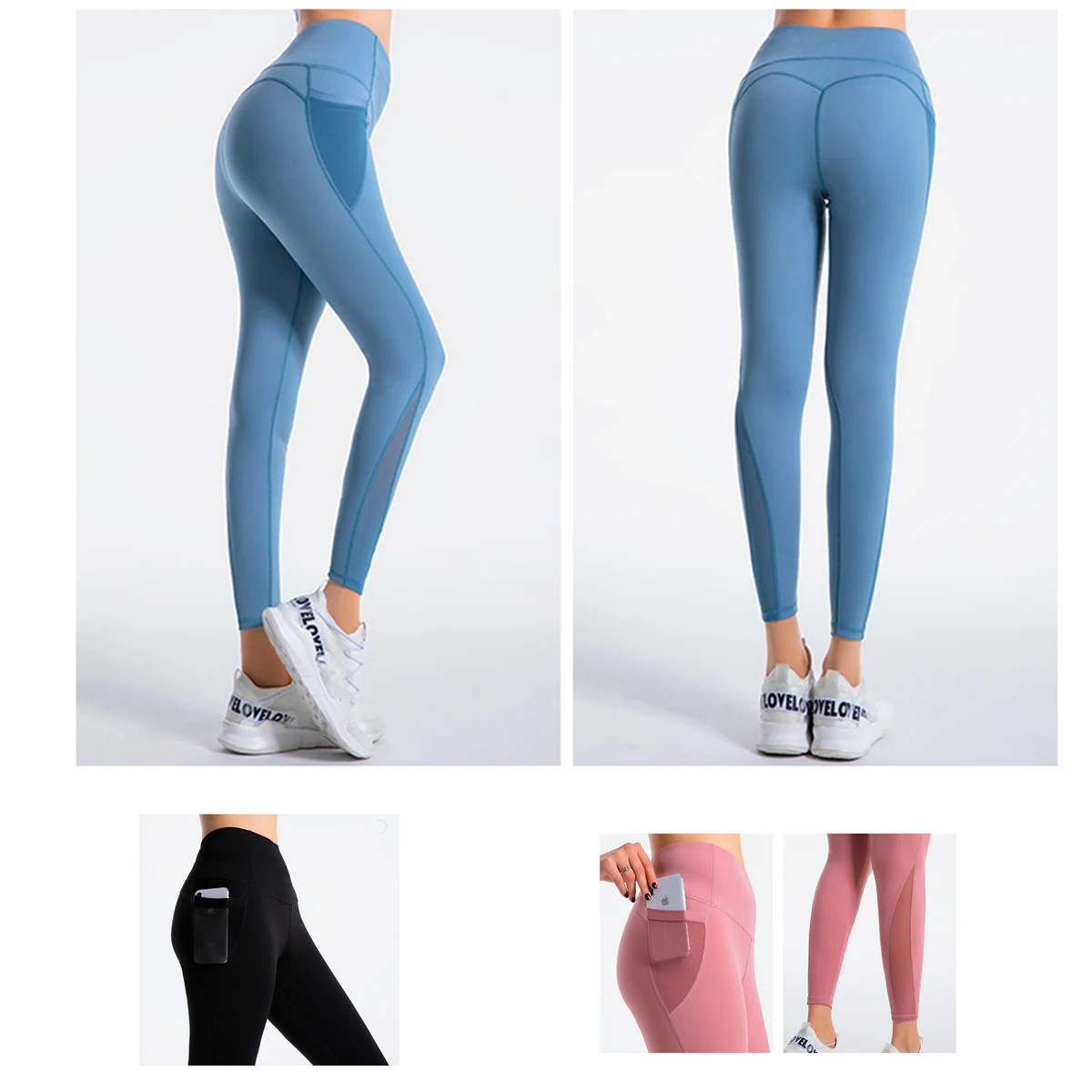Women Yoga Pants With Pockets & High Waisted Leggings 1