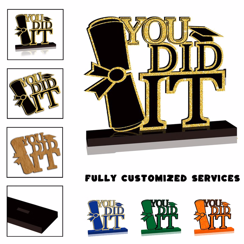 Personalized Graduation Desk Decor