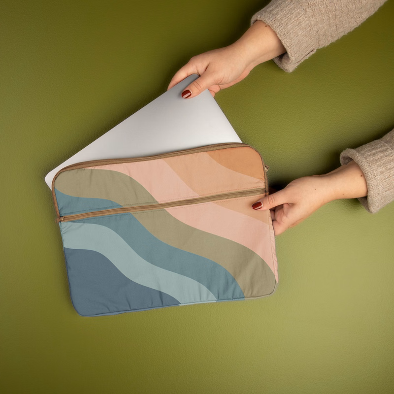 ZIPPERED POCKET LAPTOP SLEEVES - 4CP NYLON - SMALL