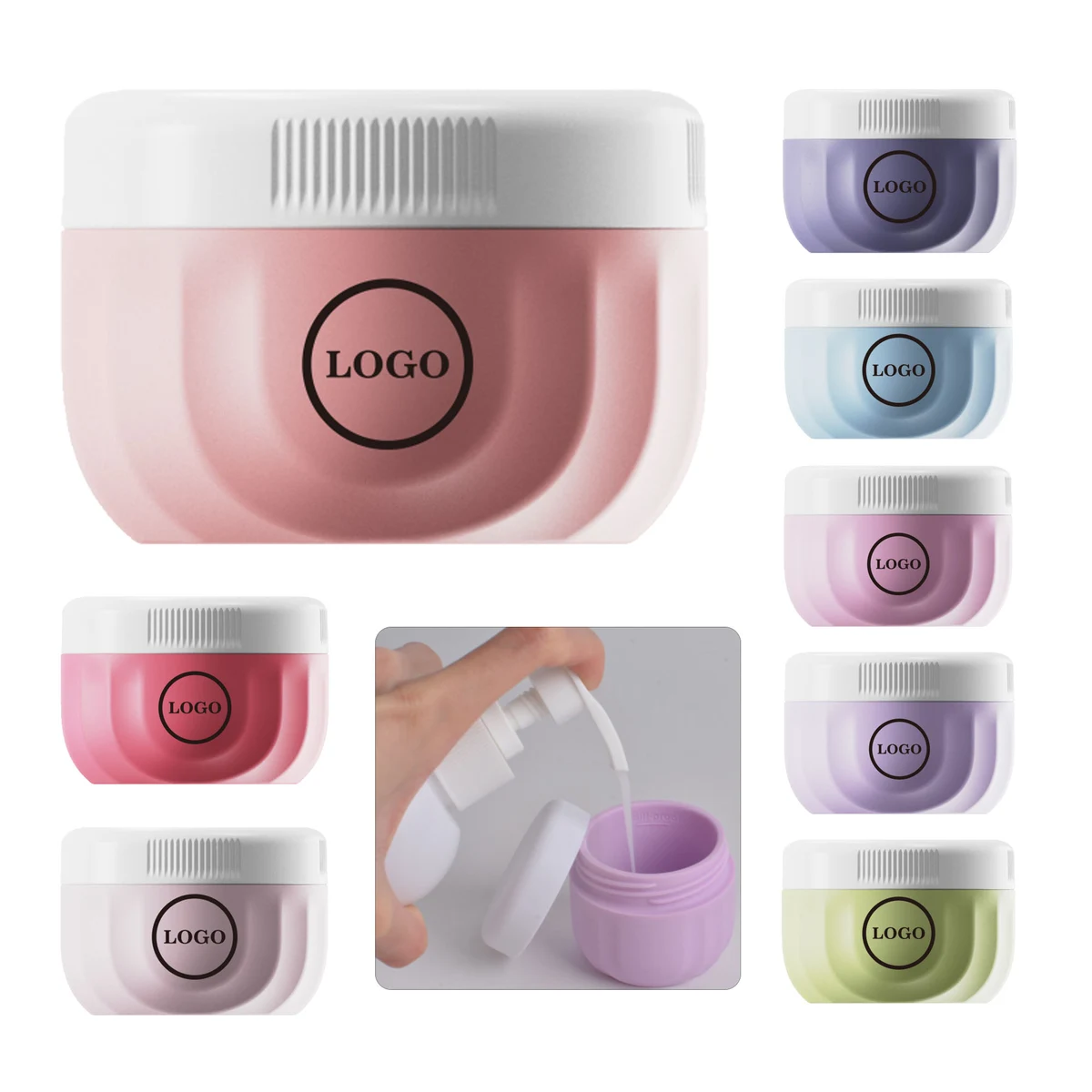 MOQ200 Silicone Travel Shower Liquid Packaging Container 1