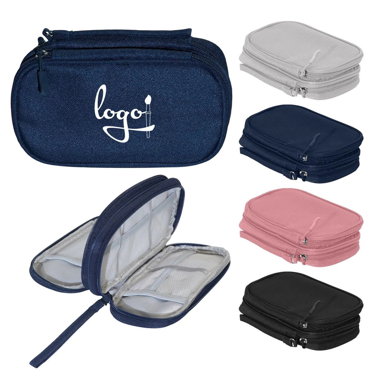 Double Layer Cable Organizer Bag 1
