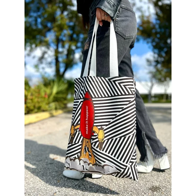 Soft Touch(TM) Space Tote (Priority), custom tote bag with logo imprint 1