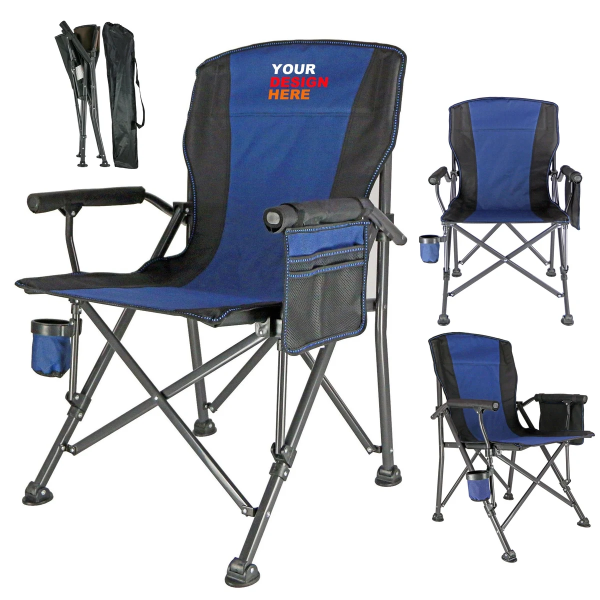 Stainless Steel Foldable Outdoor Chair With Handle 1