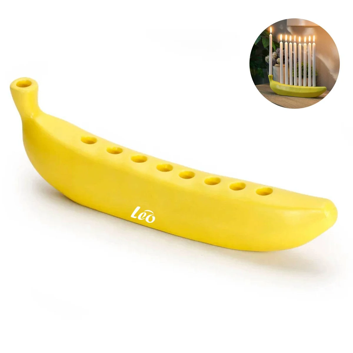 Creative and Fun Portable Banana themed Candlestick 1