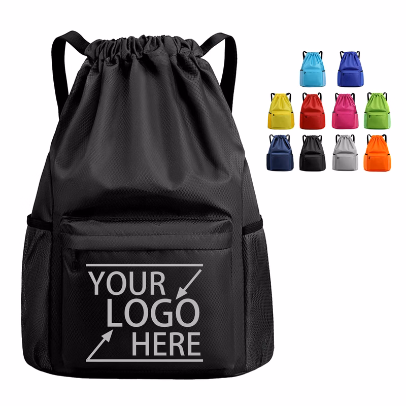 Double-Strap Drawstring Bag