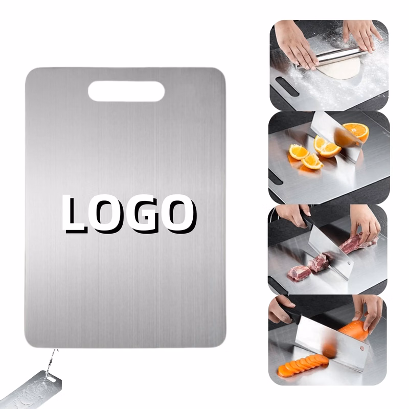 Stainless Steel Double-Sided Cutting Board