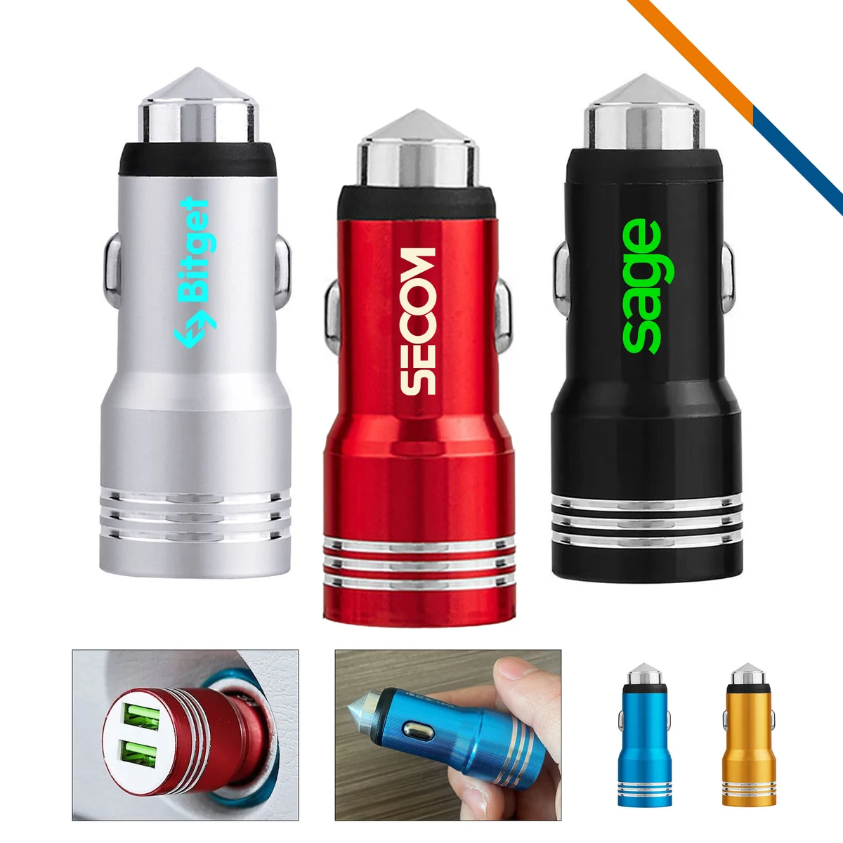 Hagan Safety Hammer USB Car Charger 1