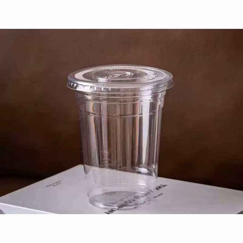 16OZ Clear Plastic Cups / Lids