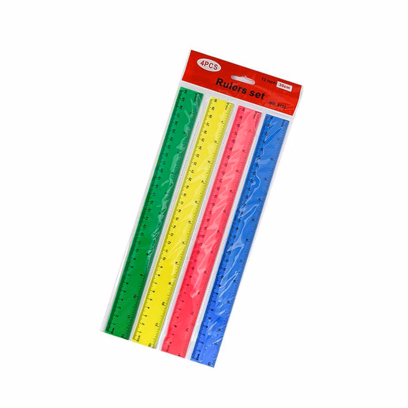 12inch Transparent Plastic Ruler