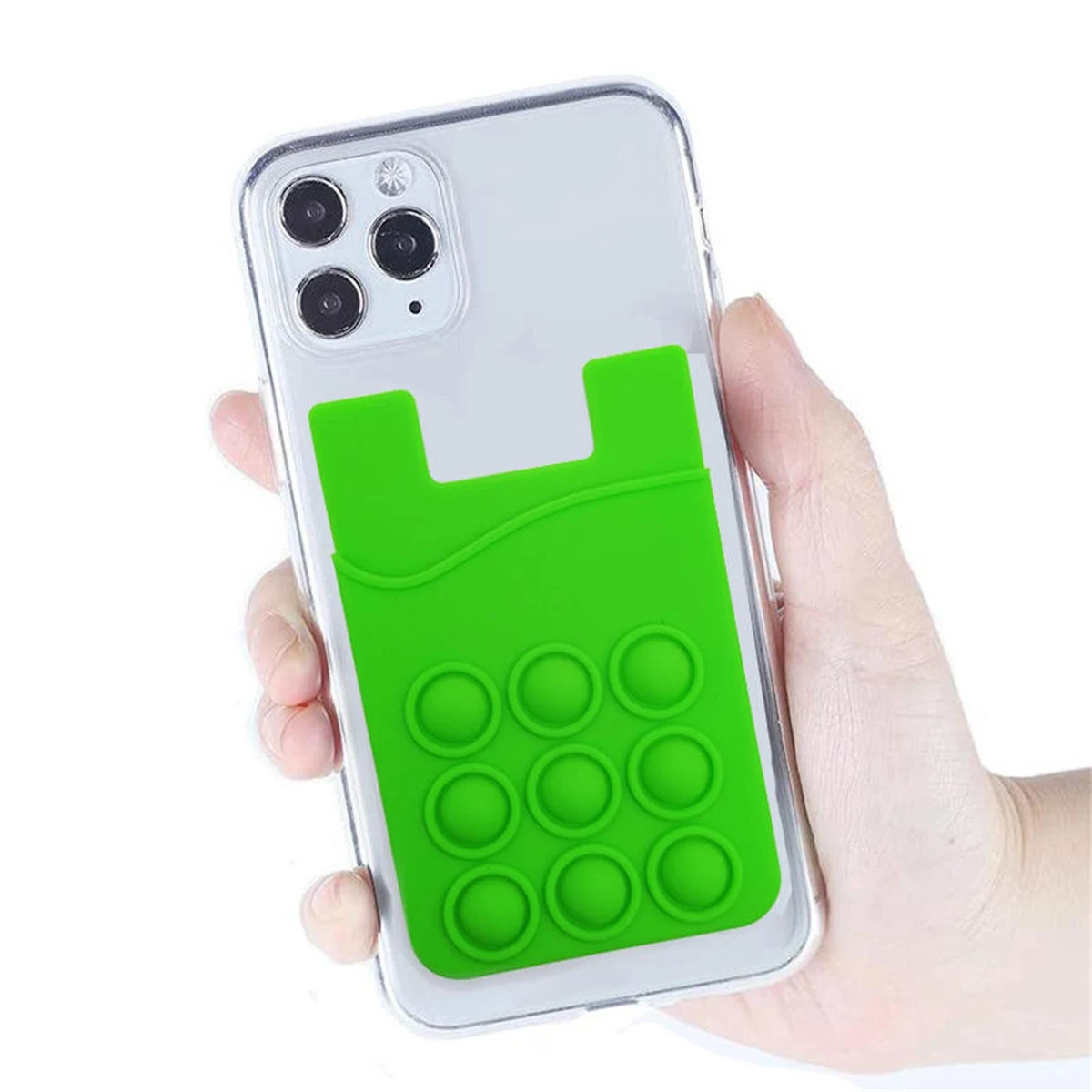 Pop Fidget Toy Phone Card Holder 1
