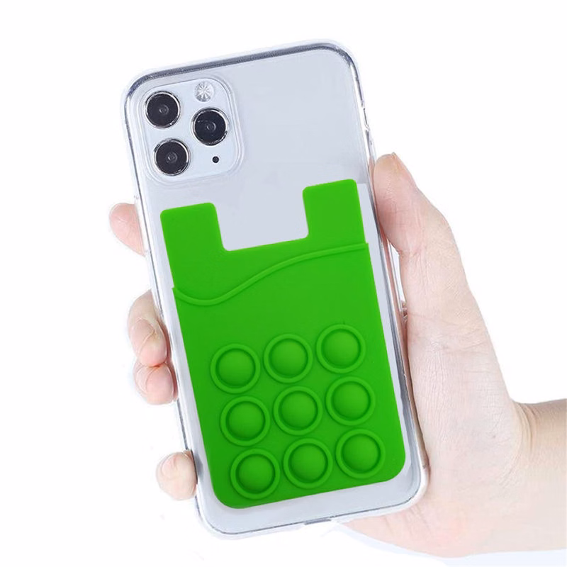 Pop Fidget Toy Phone Card Holder