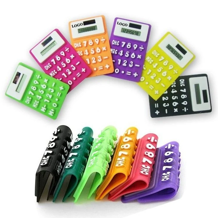 Flexible Silicon Solar Pocket-Calculator 1