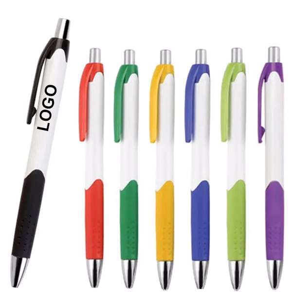 Custom Plastic Caribe Non-Slip Ball Pen