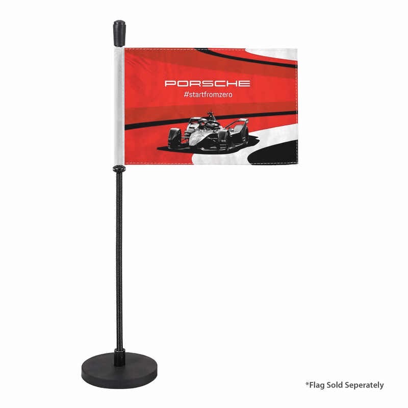 11" Standard Magnetic Car Flagpole Large Base-Hardware only