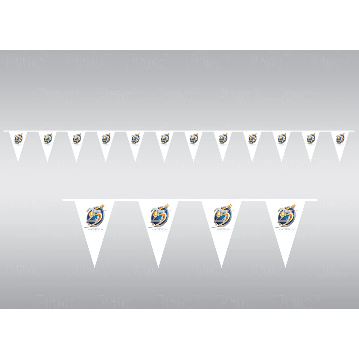 Custom Printed Pennant Banner 1