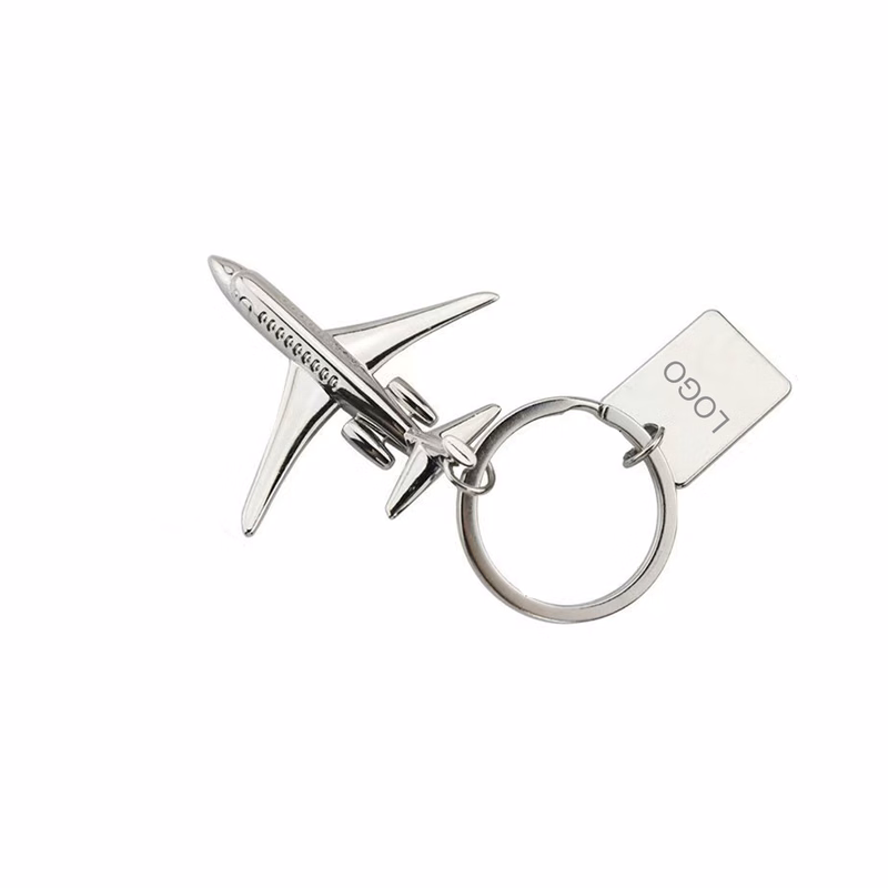3D Airplane Keychain