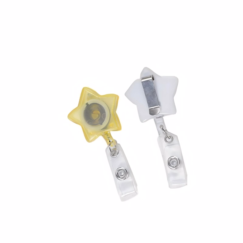 Star Shaped Retractable Badge Holder