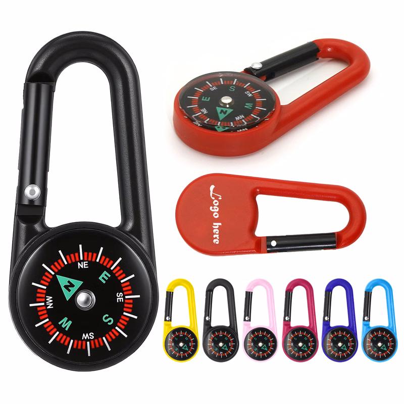 Self-Locking Compass Carabiner