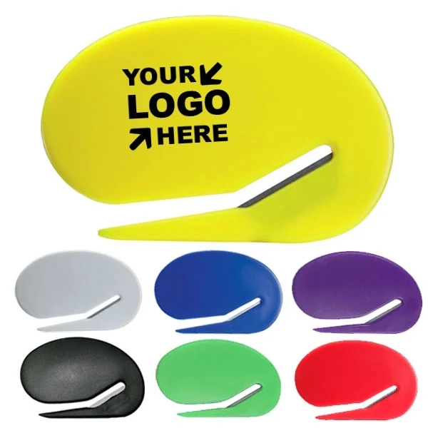 Oval Plastic Letter Openers Envelope Slitters 1