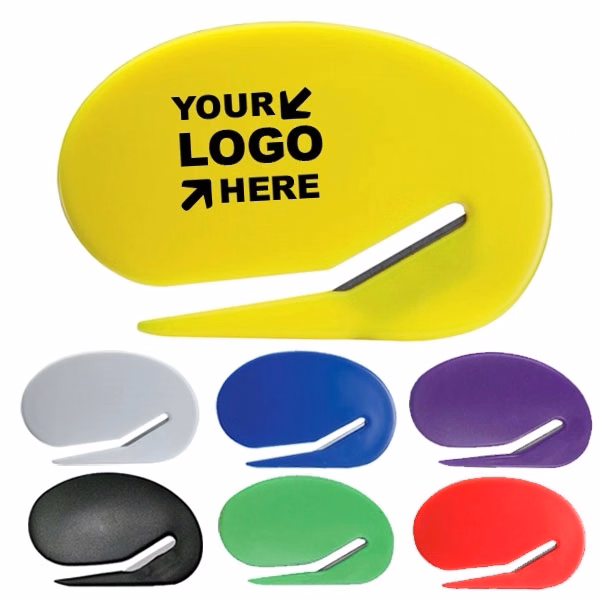 Oval Plastic Letter Openers Envelope Slitters