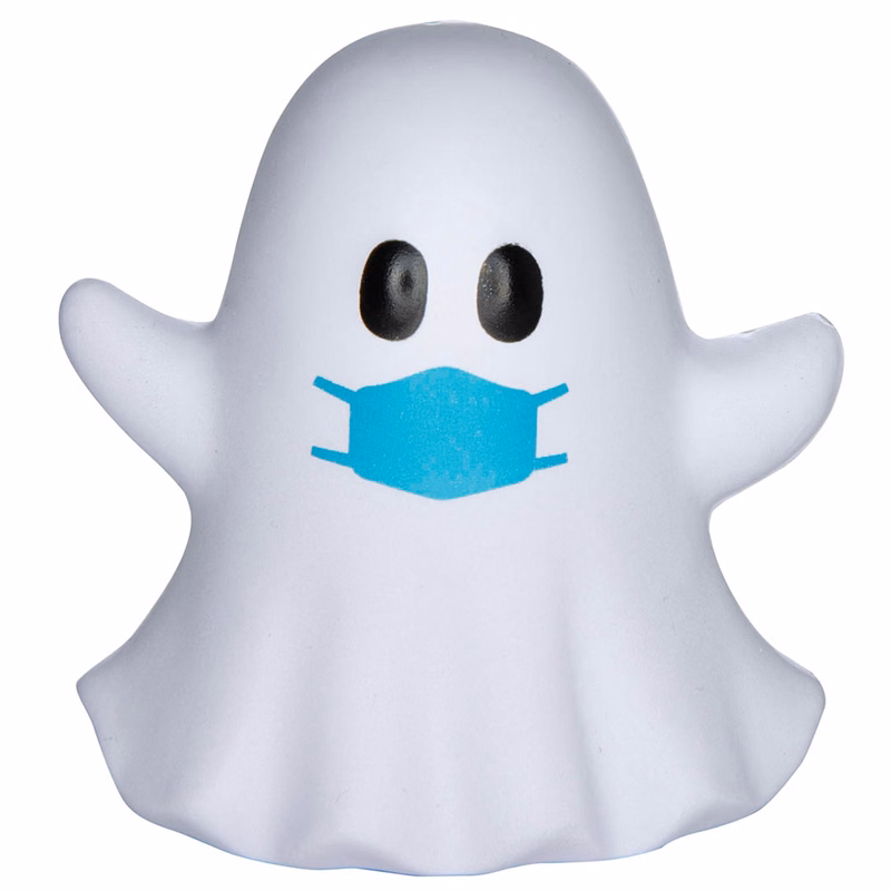 PPE Ghost Emoji Stress Reliever