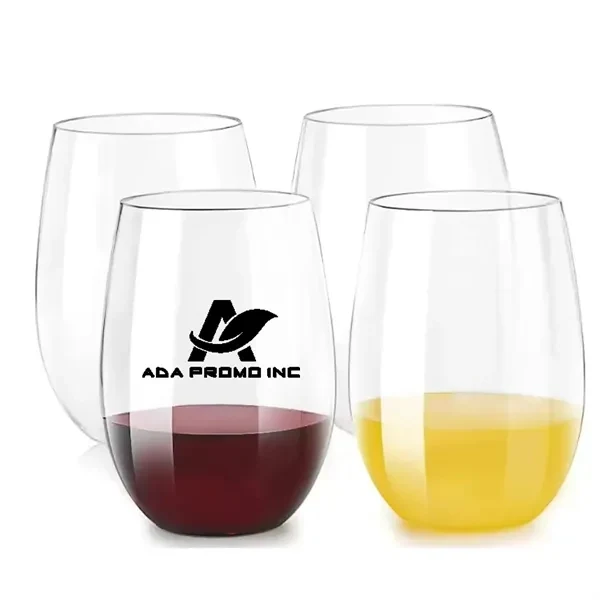 8oz PET Stemless Plastic Wine Glass 1