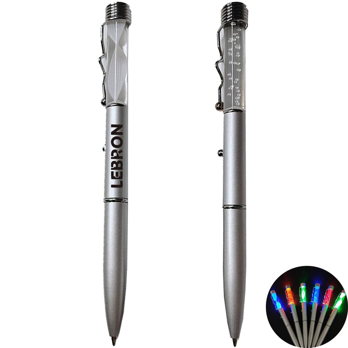 LED Light Twist-Action Ballpoint Pen 1