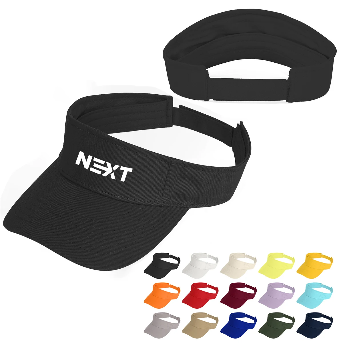 Classic Cotton Baseball Visor 1