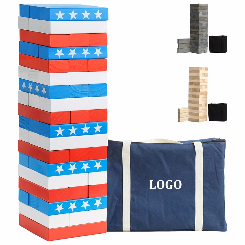 Big Tower Game 54 Block Stacking Game