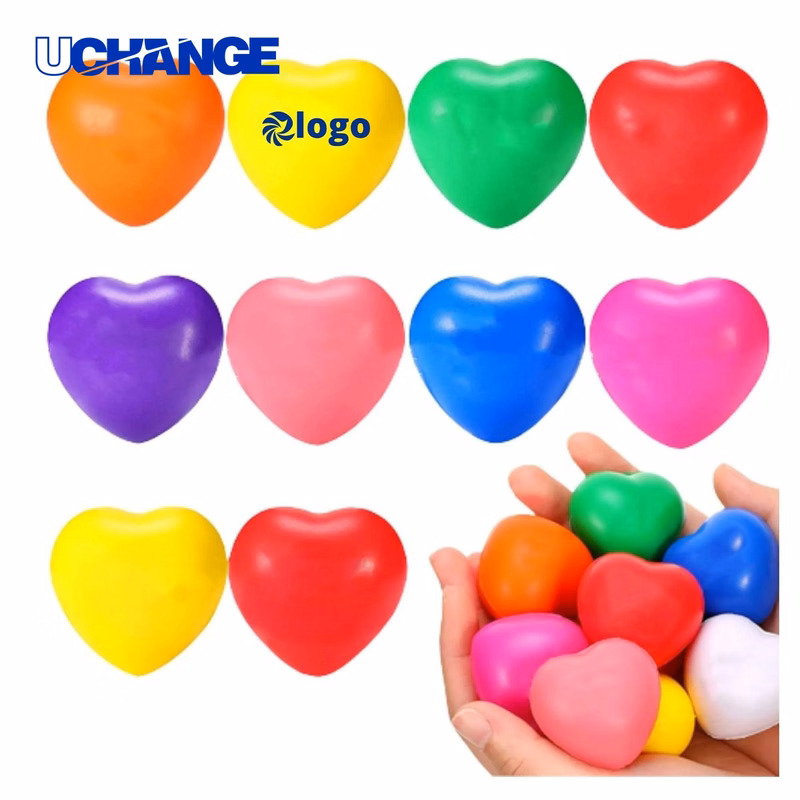 Reusable PU Heart Stress Ball