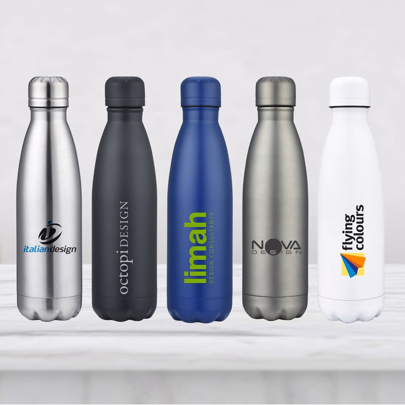 MEDINA - 17 OZ DOUBLE WALL STAINLESS STEEL VACUUM BOTTLE