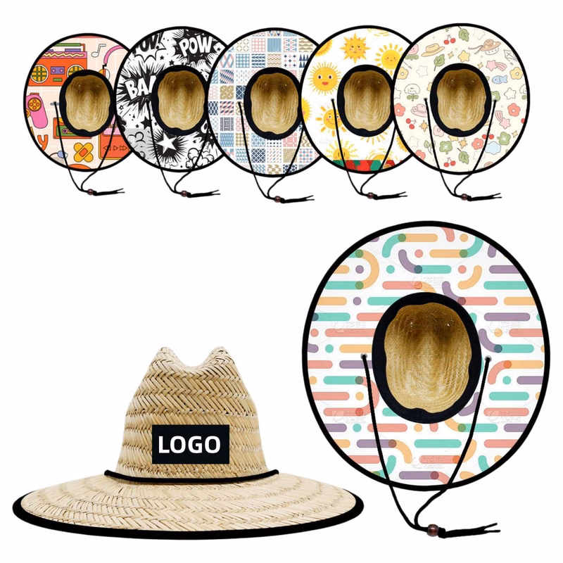 Custom Lifeguard Straw Hat