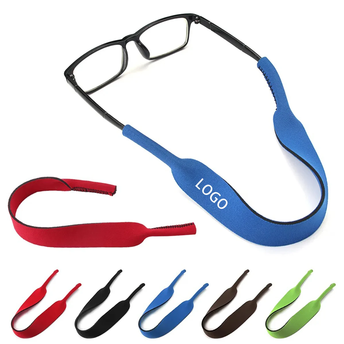 neoprene material Sports glasses strap 1