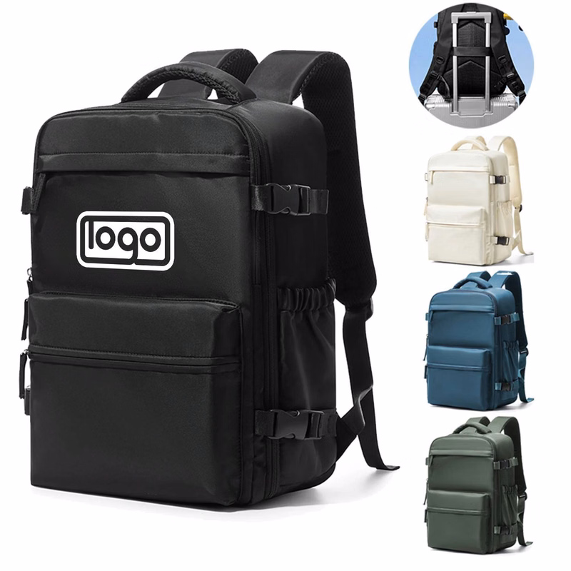Large Oxford Vacuum Travel Backpack W/ Pump
