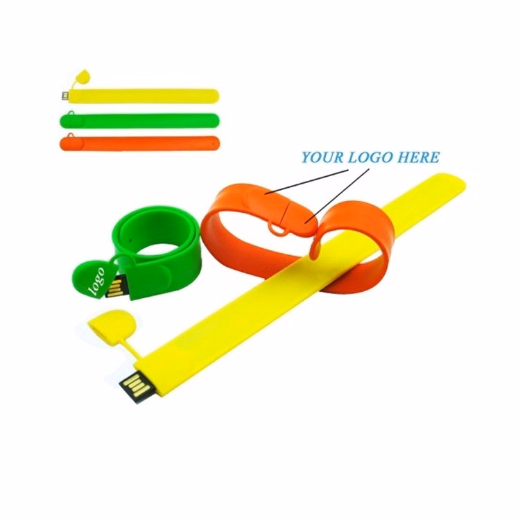 Customized Clap Wristband USB 4GB Flash Drive