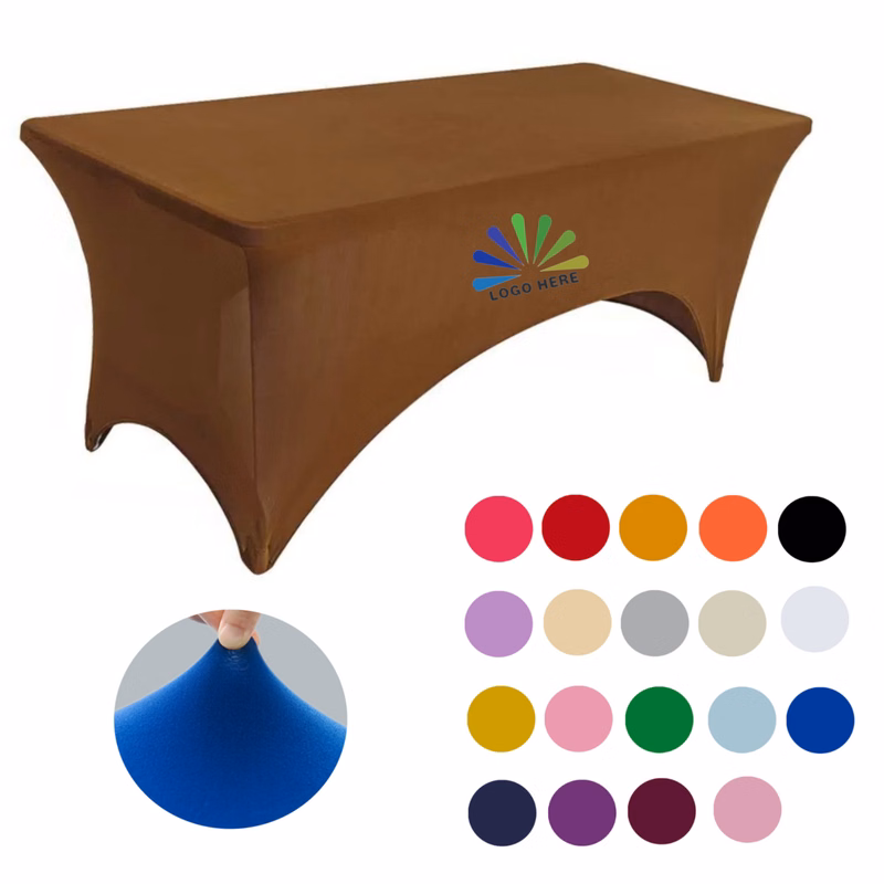 Elastic Tablecloth Fit for 6 Foot Rectangle Table