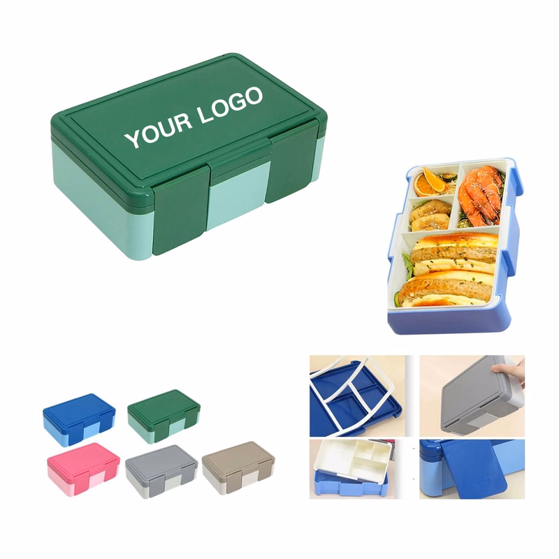 Portable Lunch Container with Fork Spoon Knife