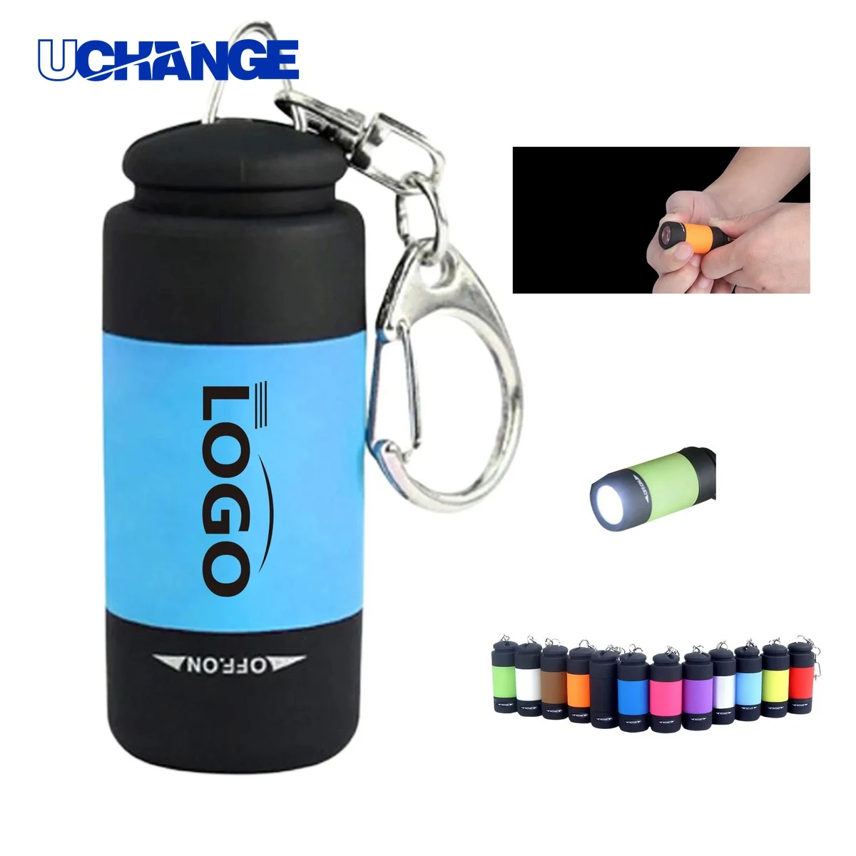 Rechargeable LED Flashlight Keychain 1